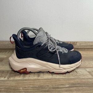 Hoka Kaha 2 GTX Gore-Tex Hiking Outdoor Trail Sneakers Womens 6.5 Blue EUC